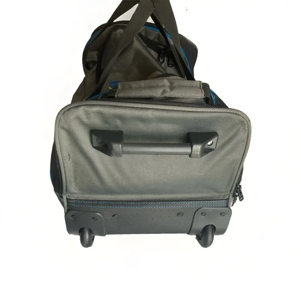 FUL Rolling Duffle 21”x12”x12” Carry On Gym Bag 2 Wheel Rolling Telescope Handle